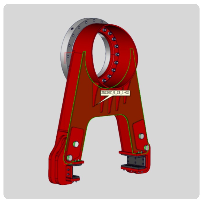 三一旋挖隨動架